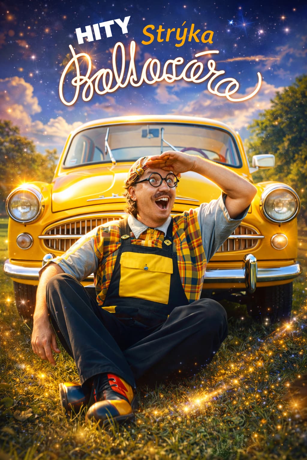 Plagát predstavenia Telka Strýka Baltazára — pesničkový show